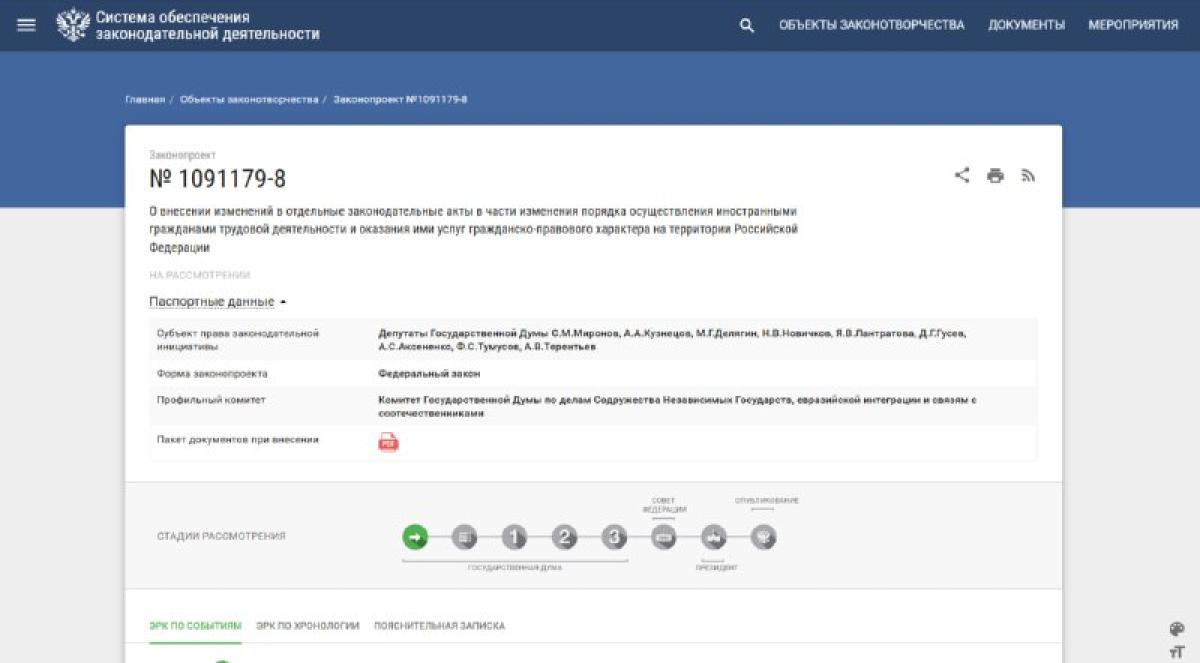 Новый подход к миграционной политике. Госдума предлагает отменить патенты для неквалифицированных мигрантов