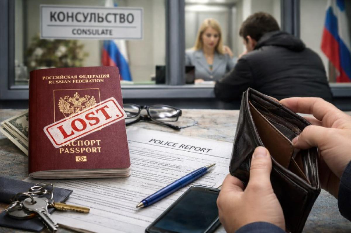 Что делать, если за границей потерян российский паспорт